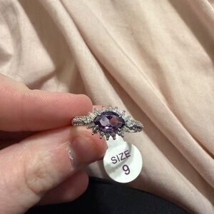 Bomb Party Hidden in Plain Facets size 9 amethyst